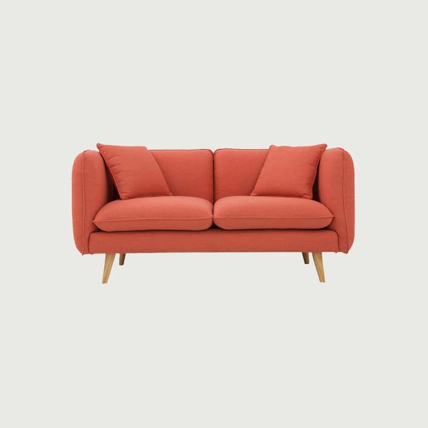 European luxury design living room comfortable foam two seater sofa